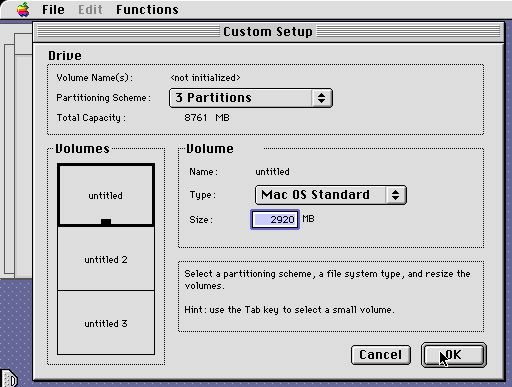 Drive Setup Customise